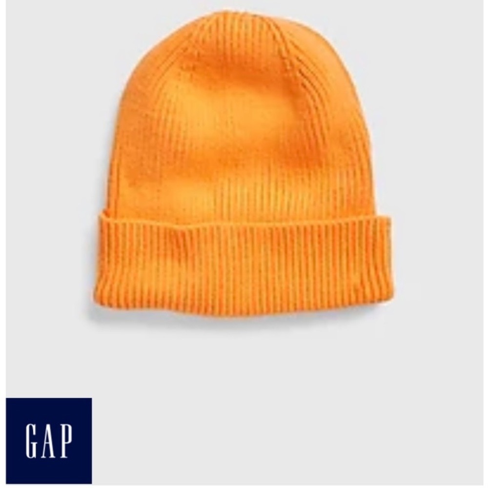 GAP Organic Cotton Ribbed Beanie NWT